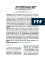 Analisis Sifat Fisik Asap Cair Kayu Akasia Daun Kecil (Acacia Auriculiformis) BERDASARKAN MASA SIMPAN