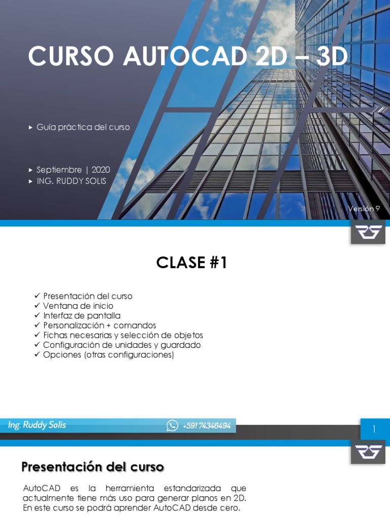 Curso Práctico de AutoCAD 2D y 3D | PDF | Cad automático | Diseño ...