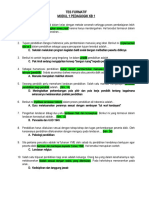 M. 1 Pedagogik Kunci Formatif, Ta Dan Sumatif