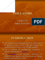 Insulators in Electrical Field