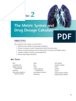 The Metric System and Drug Dosage Calculations: Objectives
