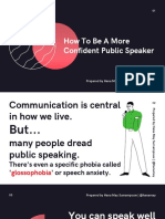 How To Be A More Confident Public Speaker