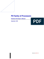 P6 Family of Processors: Hardware Developer's Manual
