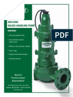 ANC1000 Solids Handling Pump Features