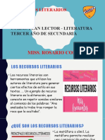 3er Año - Plector - Recursos Literarios - Miercoles 12-08-2020