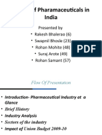 Future of Pharamaceuticals in India