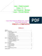 Biologi - Pengaruh Ragi Terhadap Pembuatan Tape Singkong