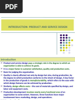 Chapter 4 - Product Service Design