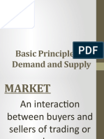 Basic Principles of Demand and Supply