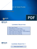 Lecture 11&12 Statement of Cash Flows - NUS ACC1002 2020 Spring