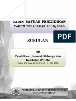 Soal Pjok Usp 2020 Susulan