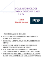 Cabang - Cabang Biologi