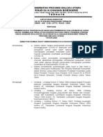 SK Tim Penyalur Bantuan Pemerintah Dalam Bentuk Uang Utk Pembelian Peralatan Kesehatan Pada Masa Pandemi Covid-19