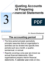 Adjusting Accounts and Preparing Financial Statements: Dr. Hussein Khasharmeh