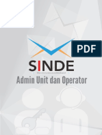 Panduan Penggunaan SINDE bagi Admin Unit dan Operator