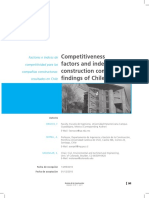 Competitiveness Factors and Indexes For Constructi