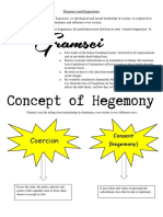 Coercion: Consent (Hegemony)