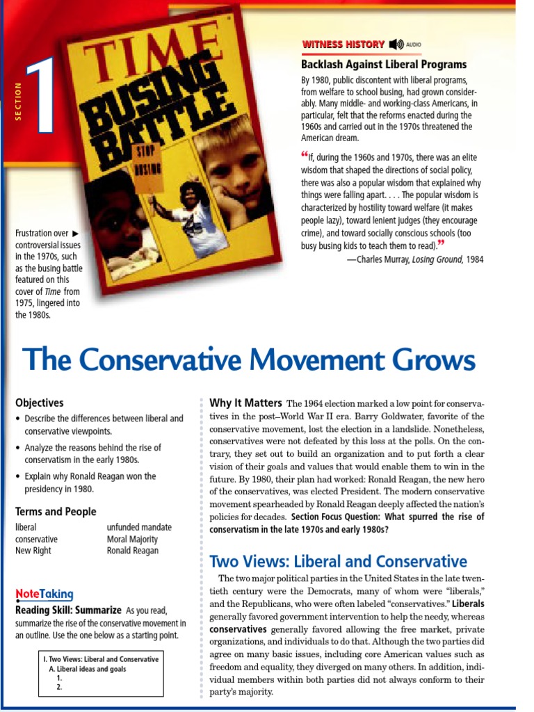 The Conservative Movement Grows: Prepare To Read | PDF | Conservatism ...
