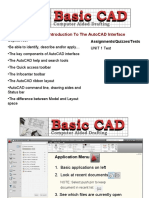 Introduction to the AutoCAD Interface