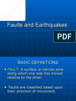 Faults and Earthquakes