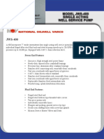 JWS-400 Well Servicing Pump Brochure