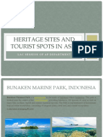 Heritage Sites and Tourist Spots in Asia