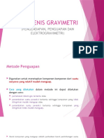 Jenis Gravimetri (Elektrogravimetri, Dst)