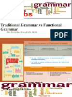 M2-3 - Traditional Grammar Vs Functional Grammar