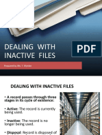 Dealing With Inactive Files