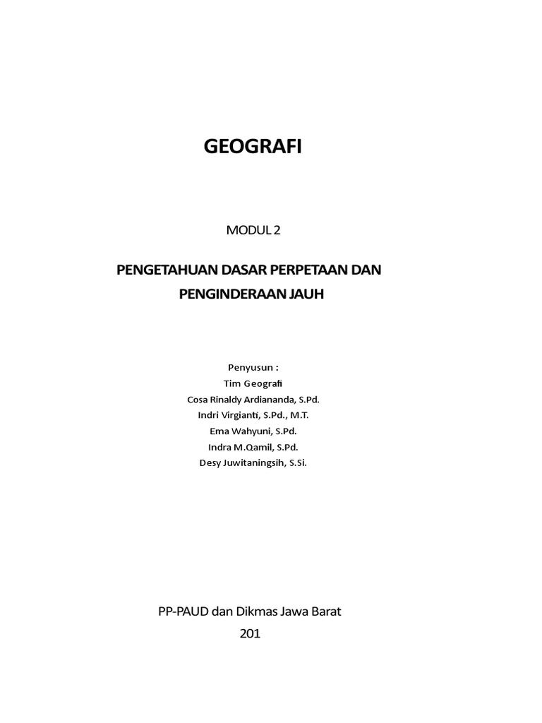 Modul 2 Geografi Pdf
