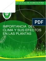 1 Importancia Del Clima y Sus Efectos en Las Plantas.