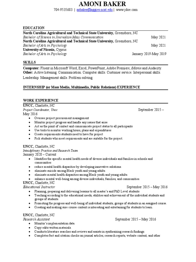 NCAT Resume 2 Download Free PDF Legal Guardian Human Nature