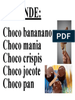 Venta de Chocos