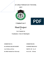 Final Project: Dr. Ram Manohar Lohiya National Law University, 2015
