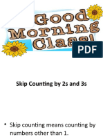 Week3 QTR2 Day1 Math Prep Skip Counting 2'S and 3'S