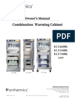 Combination Warming Cabinet: Owner's Manual