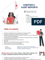 CHAPTER 3: Audit Reports Summarized
