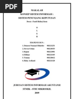 Download Makalah Konsep Sistem Informasi Sistem Penunjang Keputusan  by gevott SN50283813 doc pdf