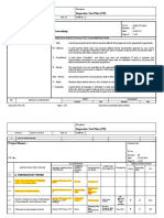 Project Name:-: Inspection Test Plan (ITP)