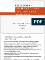 Konfigurasi Politik dan Hukum Islam di Era Reformasi