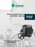 Electric Quarter Turn Actuator 480 Series: Centork