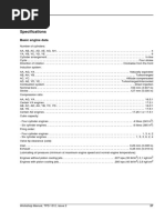 Specifications: Basic Engine Data