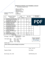 Supervisi Administrasi Penilaian Pembelajaran