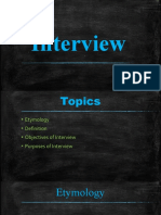 Interview