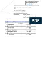 Jadwal Uji Observasi Dan Wawancara