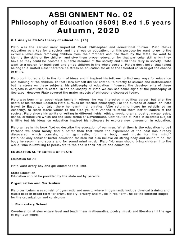 Autumn, 2020: Assignment No. 02 | PDF