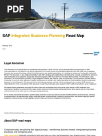 SAP IBP Product Roadmap February 2019