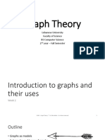 Graph Theory: Lebanese University Faculty of Science BS Computer Science 2 Year - Fall Semester