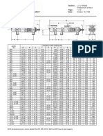 L & J Frame Moyno Pump Dimension Sheet