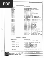 Gardner Denver DW7-22 Drawworks Parts List